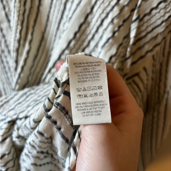 Free People “Rhythm Of The Night” Striped Peasant Tunic Top - Picture 8 of 9